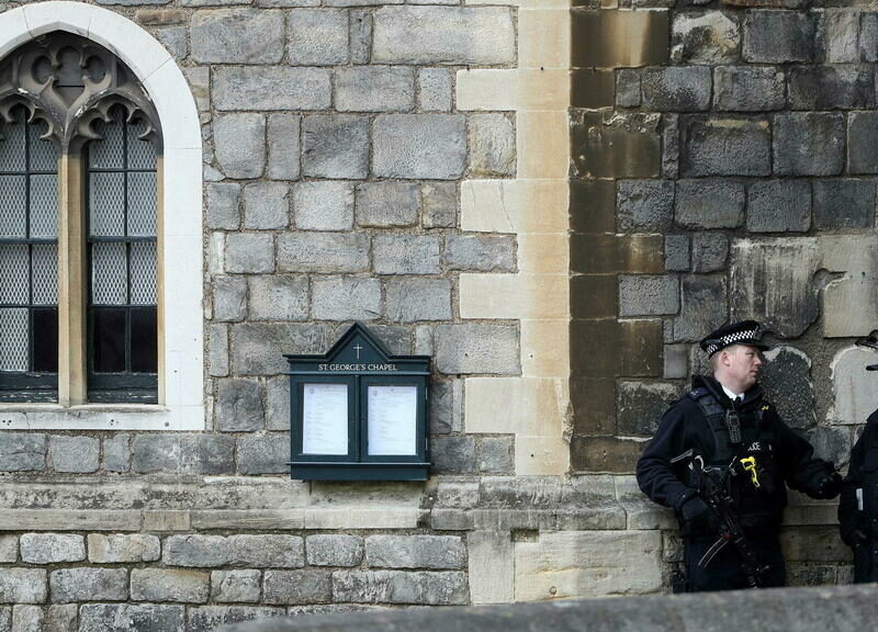 An intruder armed with a crossbow arrested at Windsor Castle