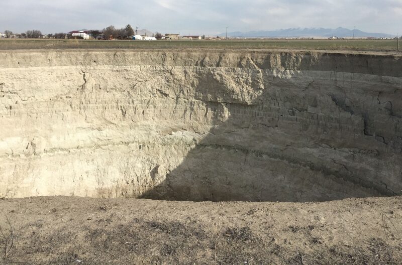 Massive sinkholes appear in farmers' fields in central Turkey due to climate change and drought
