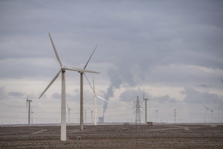 Wind power farm in Yemen China