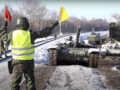 Truth or lies? The Russian Defence Ministry Press Service released images and a video showing what it said were army tanks being loaded up for transportation back to their base after drills.