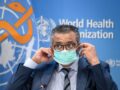 World Health Organization (WHO) Director-General Tedros Adhanom Ghebreyesus, wearing a protective facemask, attends a press conference on December 20, 2021 at the WHO headquarters in Geneva