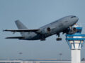 A Bundeswehr Airbus A310 MedEvac takes off from Cologne to bring more war-wounded Ukrainians to Germany for treatment.