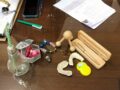 Toys on Dr Summaiya's desk