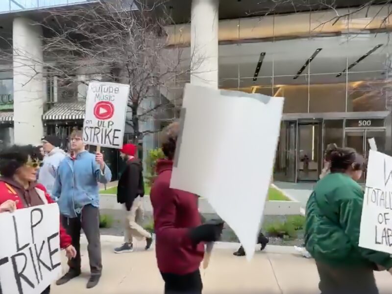 YouTube Music workers strike at Google’s Austin offices