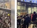 Mobs storming Makhachkala airport.