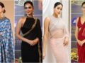 Deepika Padukone, Kiara Advani, Janhvi Kapoor, and Ananya Panday wears sarees at Umang 2023.(Instagram)